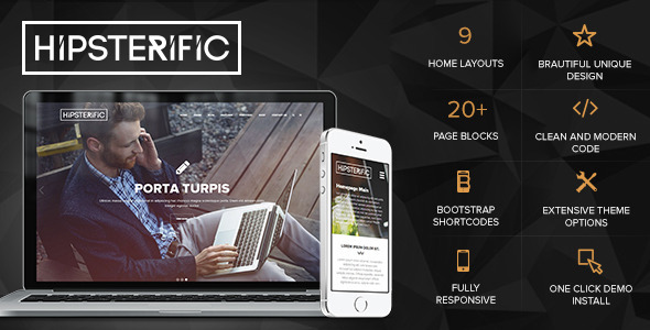 Hipsterific – Responsive Multi-Goal wordpress Theme (Inventive)