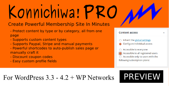 Konnichiwa! Professional (Membership)