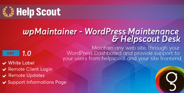 wpMaintainer – Faraway Web site Strengthen (Utilities)