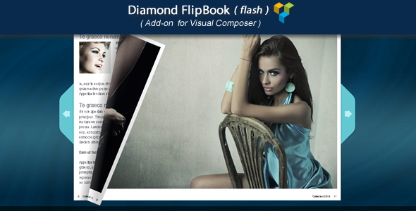 Visible Composer Add-on – Diamond FlipBook(flash) (Add-ons)