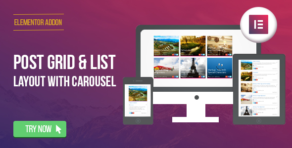 Elementor Web page Builder – Submit Grid/Listing Format with Carousel (Add-ons)